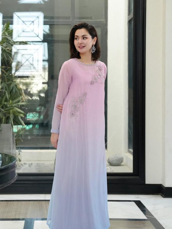 Lulusar Tie-Dye Formal Collection Chiffon Replica