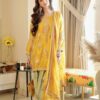 Ramsha Khan Yellow Formal Collection Silk Replica