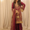 Aneela's Shocking Pink Formal Collection Silk Replica
