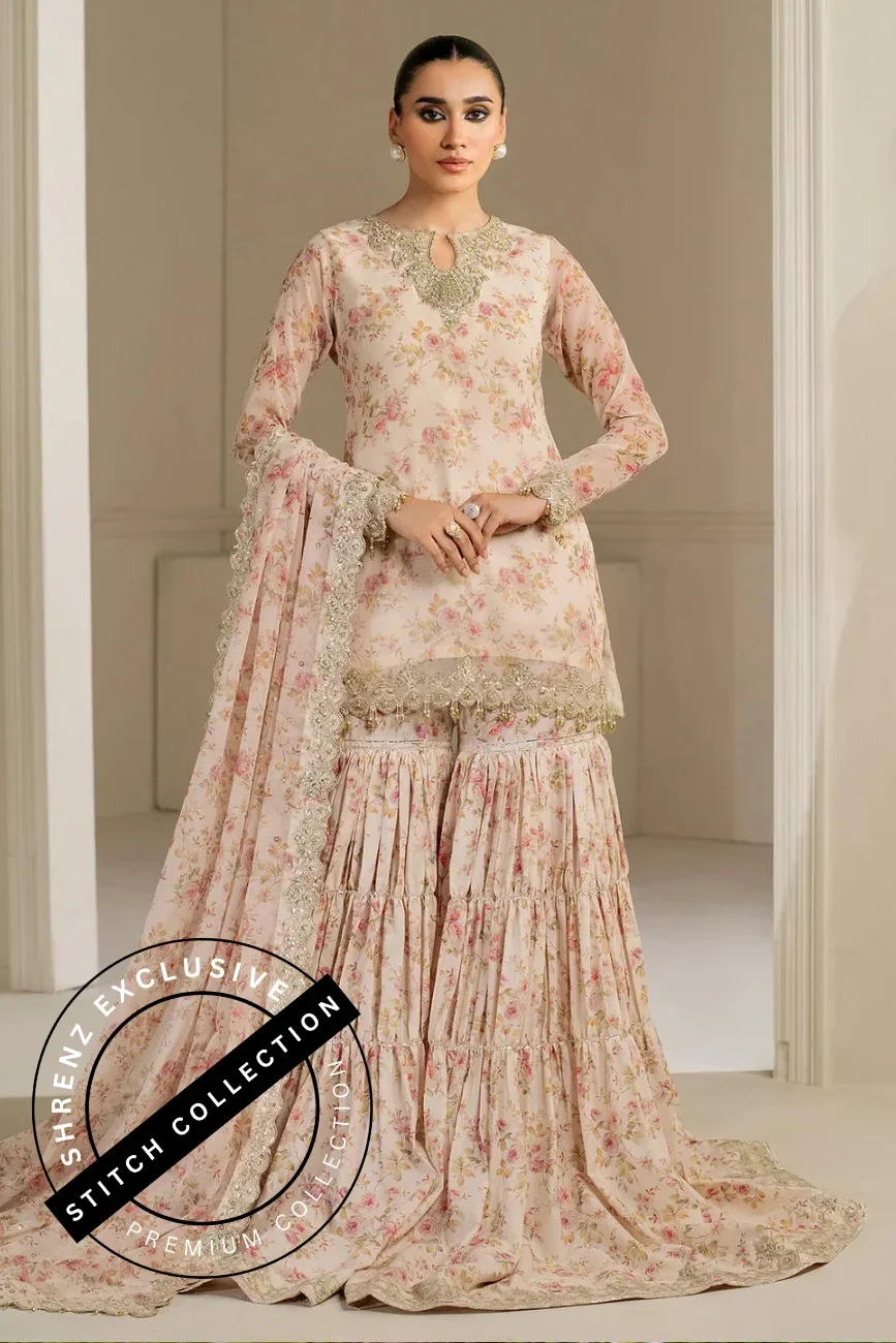 Shrenz 3 Piece Stitched Lawn Pret Collection