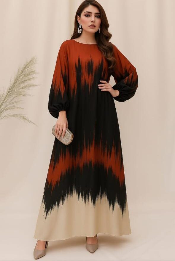 Shrenz 3 Piece Tie-Dye Unstitch Printed Silk Collection