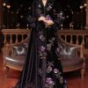 Maria B Jet Black Winter Collection Palachi Velvet Replica
