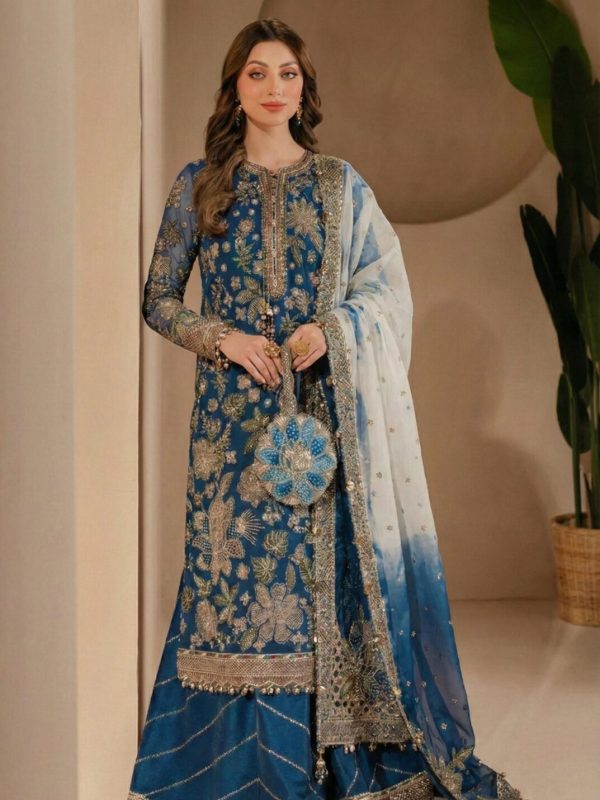 Jazmin Blue Formal Collection Chiffon Replica