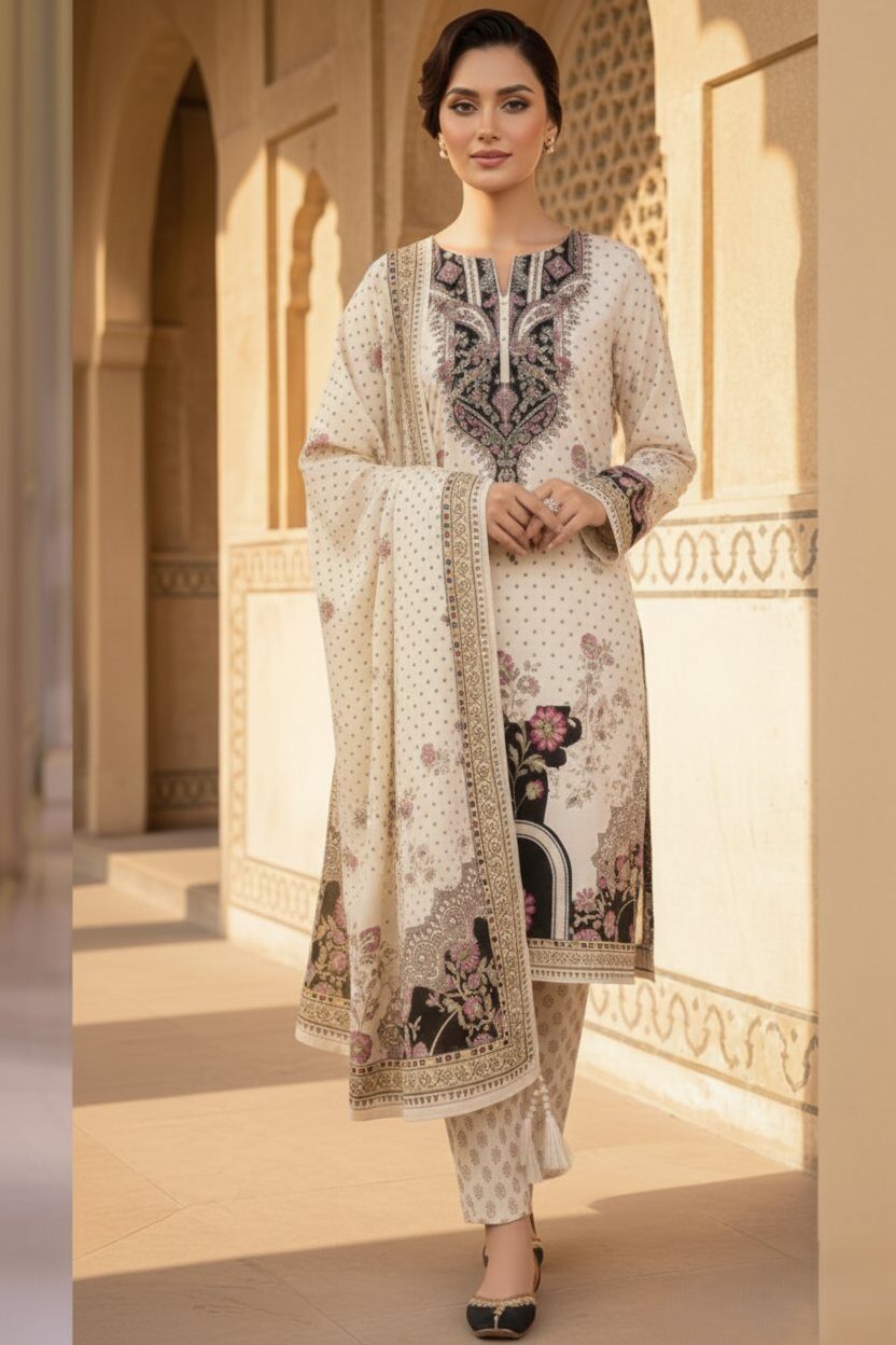 Shrenz Skin Digital Printed Silk Collection Replica