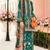 Maria B Bottle Green Digital Printed Lawn Collection Replica