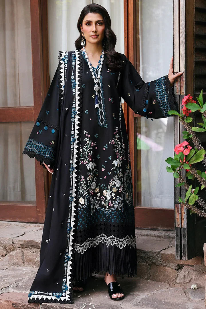 Republic Black Luxury Lawn Collection Replica