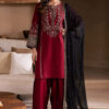 Batik Red Luxury Lawn Collection Replica
