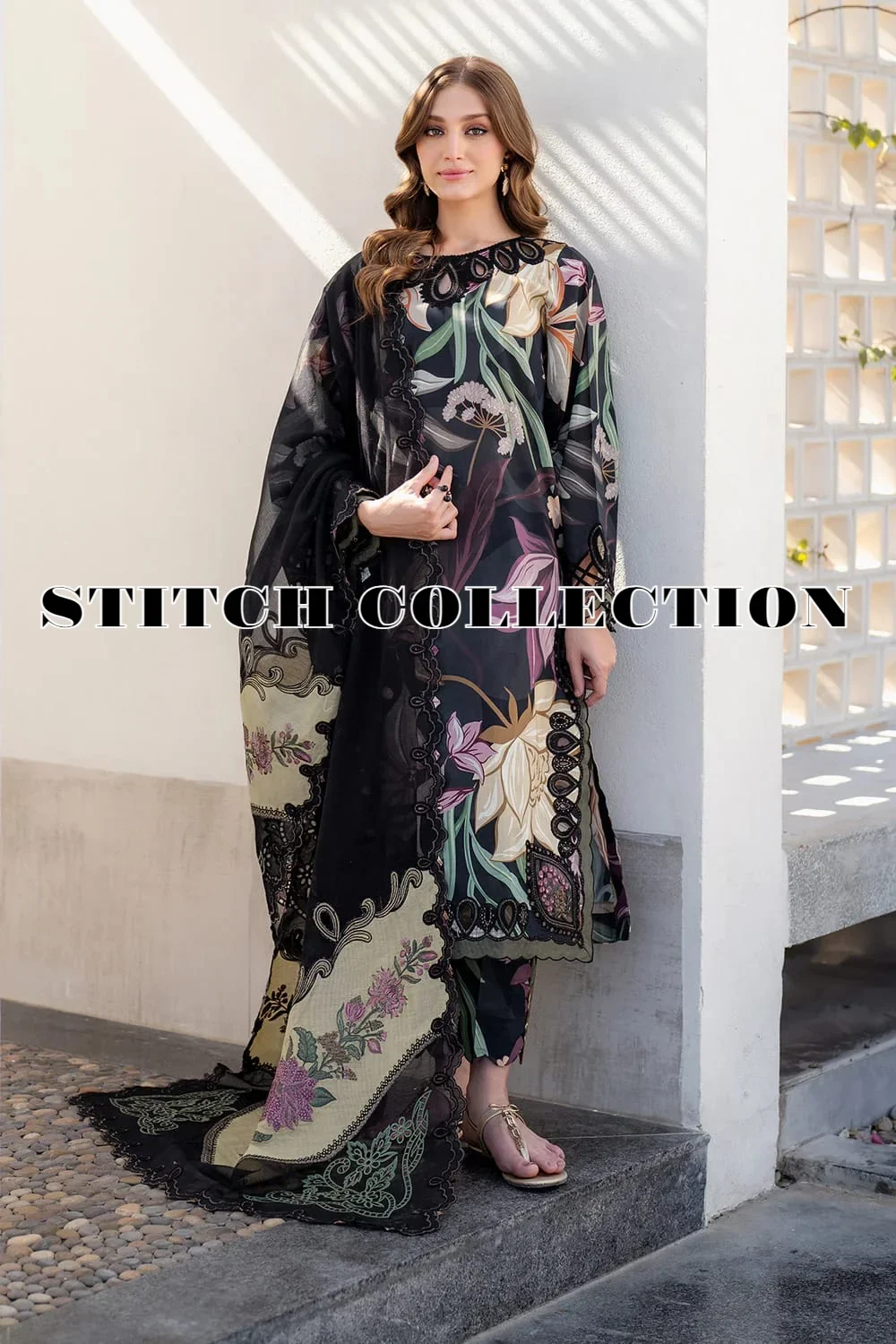 Shrenz 3 Piece Stitched Lawn Pret Collection