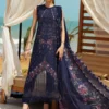 Maria B Navy Blue Luxury Lawn Collection Replica
