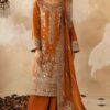 Gulaal Orange Bridal Collection Organza Replica