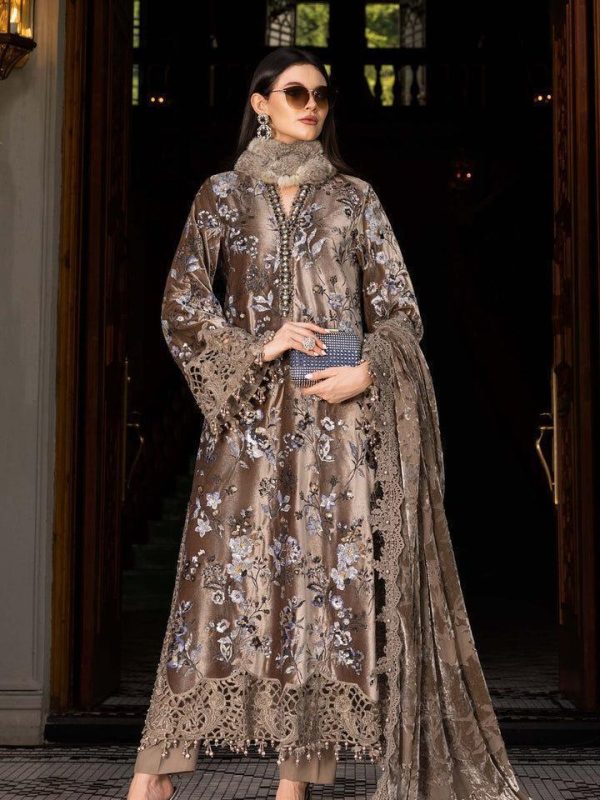 Maria B Winter Luxury Palachi Velvet Collection Replica