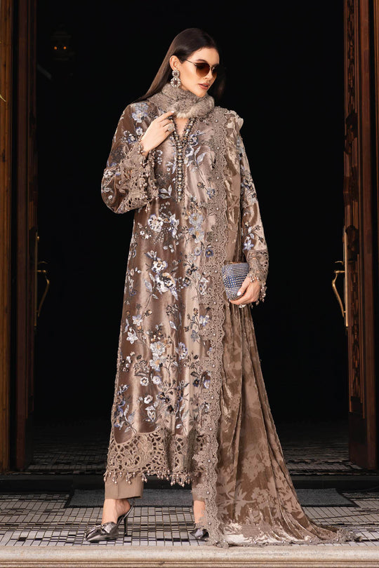 Alternative view of Maria B Winter Luxury Palachi Velvet Collection Replica