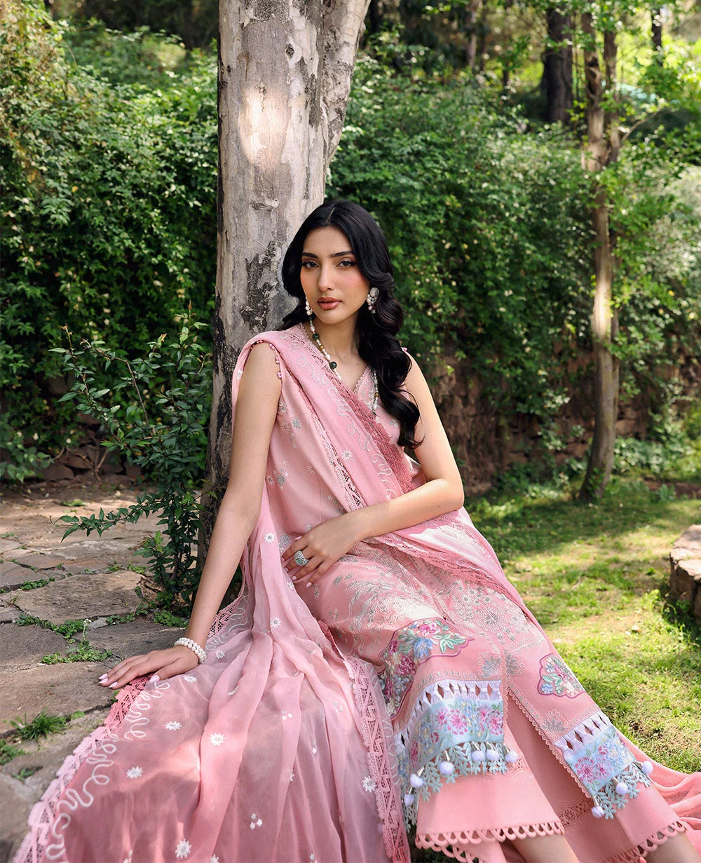 Republic Pink Luxury Lawn Collection Replica - Image 3