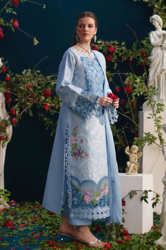 Alternative view of Parishay Sky Blue Luxury Lawn Collection Replica