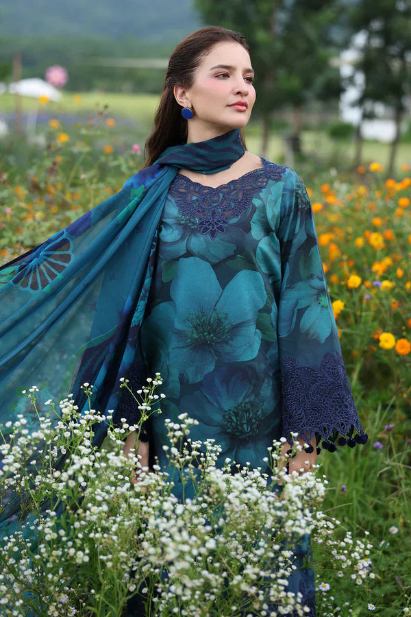 Alternative view of Baroque Tie-Dye Printed Lawn Collection Replica