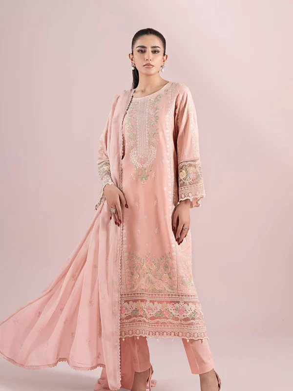 Maria B Peach Luxury Lawn Collection Replica