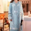 Jade Sky Blue Luxury Lawn Collection Replica