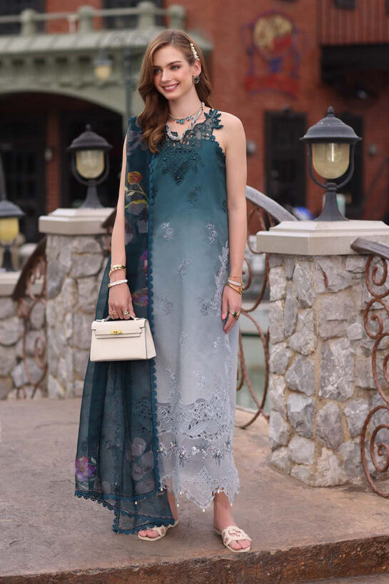 Noor By Sadia Asad Tie-Dye Luxury Lawn Collection Replica