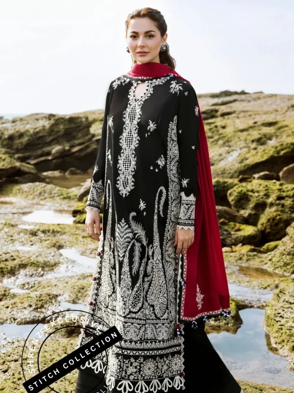 Shrenz 3 Piece Stitched Lawn Pret Collection
