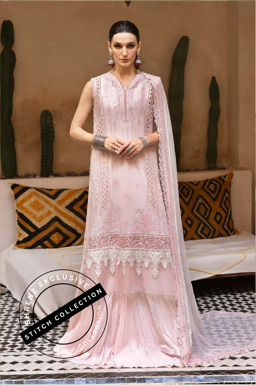Shrenz 3 Piece Stitched Lawn Pret Collection