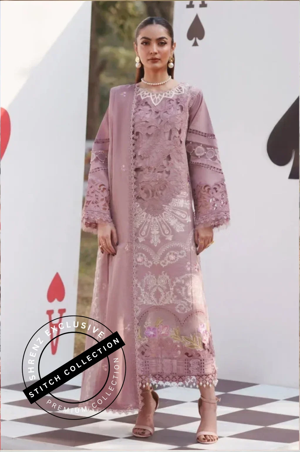 Shrenz 3 Piece Stitched Lawn Pret Collection
