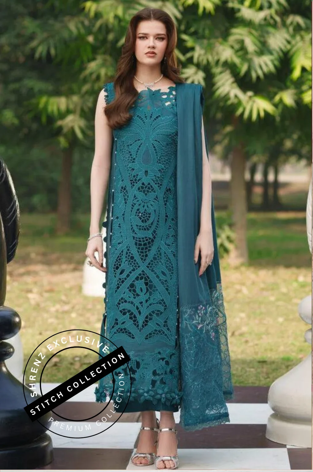 Shrenz 3 Piece Stitched Lawn Pret Collection
