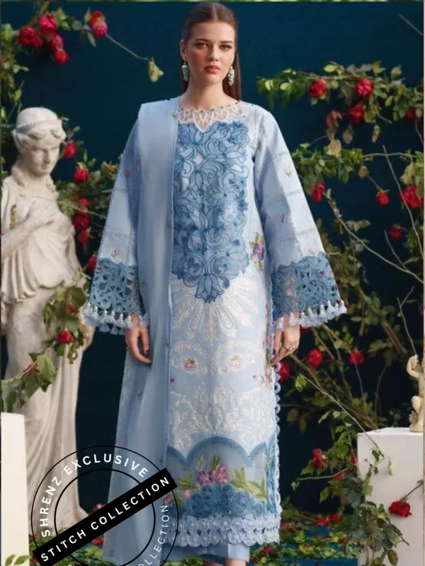 Shrenz 3 Piece Stitched Lawn Pret Collection