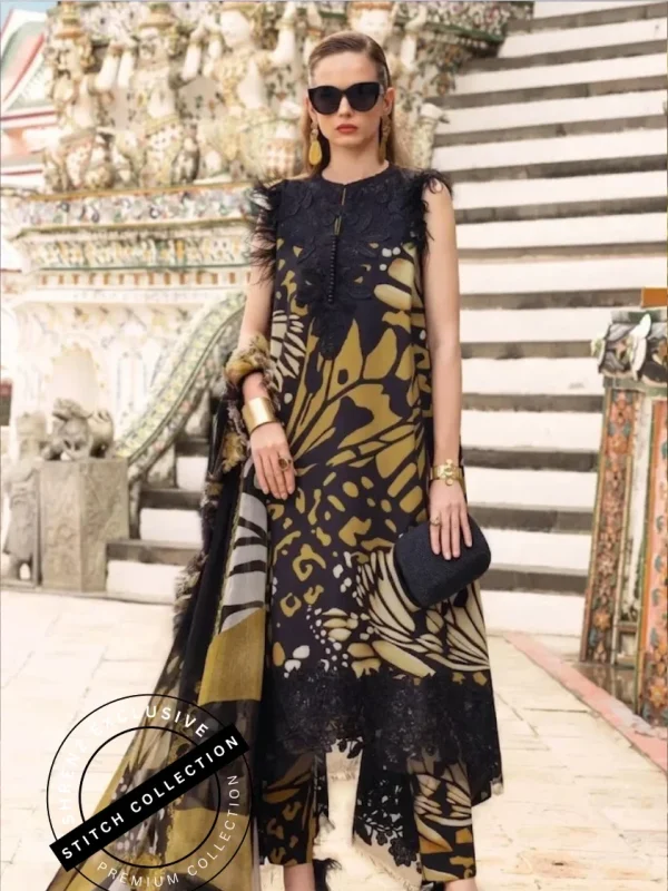 Shrenz 3 Piece Stitched Lawn Pret Collection