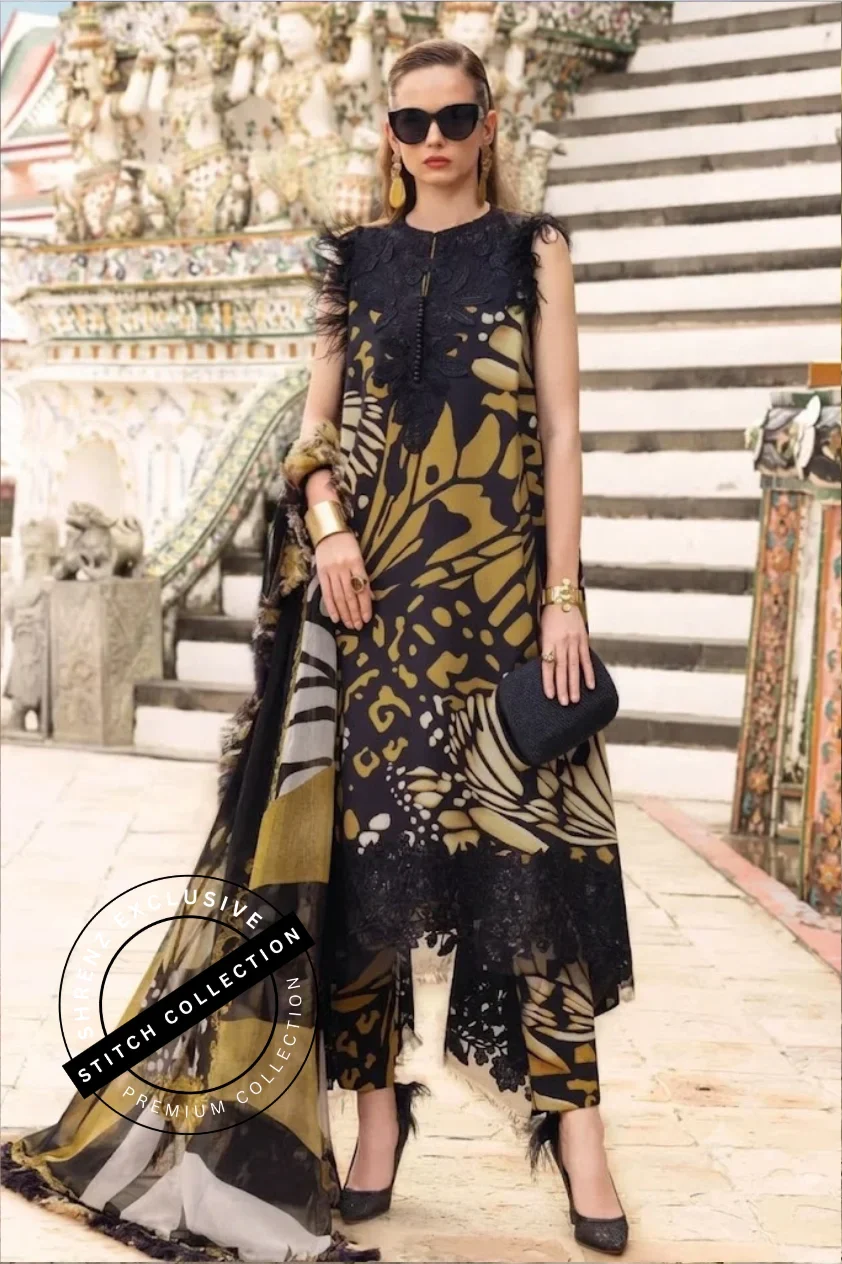 Shrenz 3 Piece Stitched Lawn Pret Collection