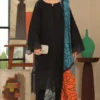 Shrenz Jet Black Luxury Lawn Collection Replica