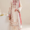 Jazmin Cream Luxury Lawn Collection Replica