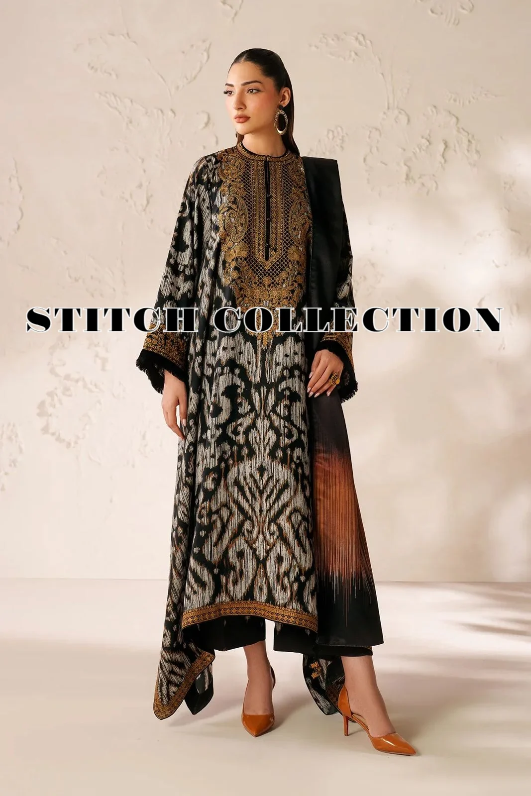 Shrenz 3 Piece Stitched Lawn Pret Collection