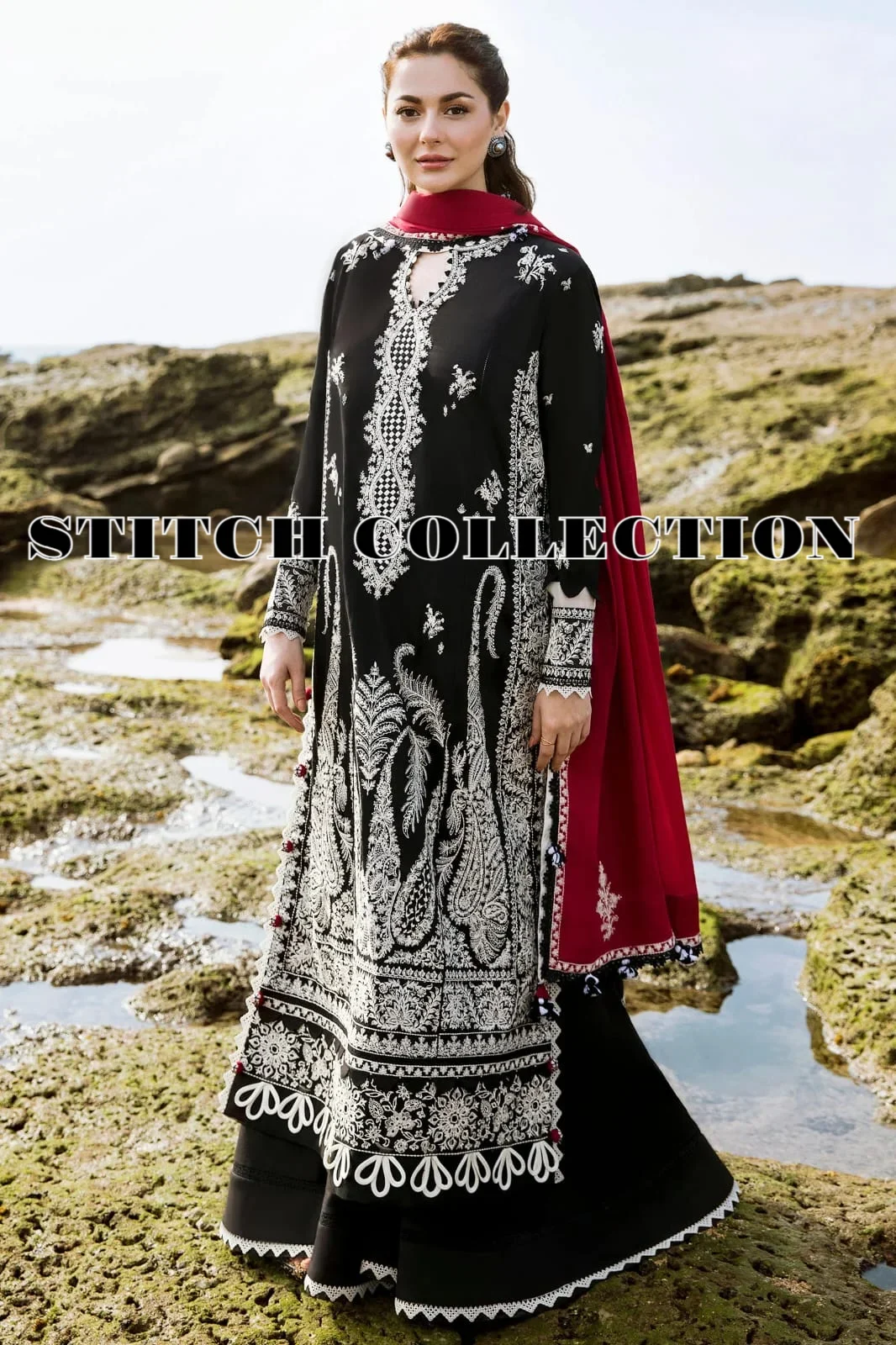 Shrenz 3 Piece Stitched Lawn Pret Collection