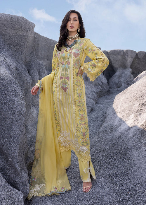 Alternative view of Saira Shakira Yellow Luxury Lawn Collection Replica