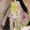 Maria B Parrot Green Luxury Printed Lawn Collection Replica
