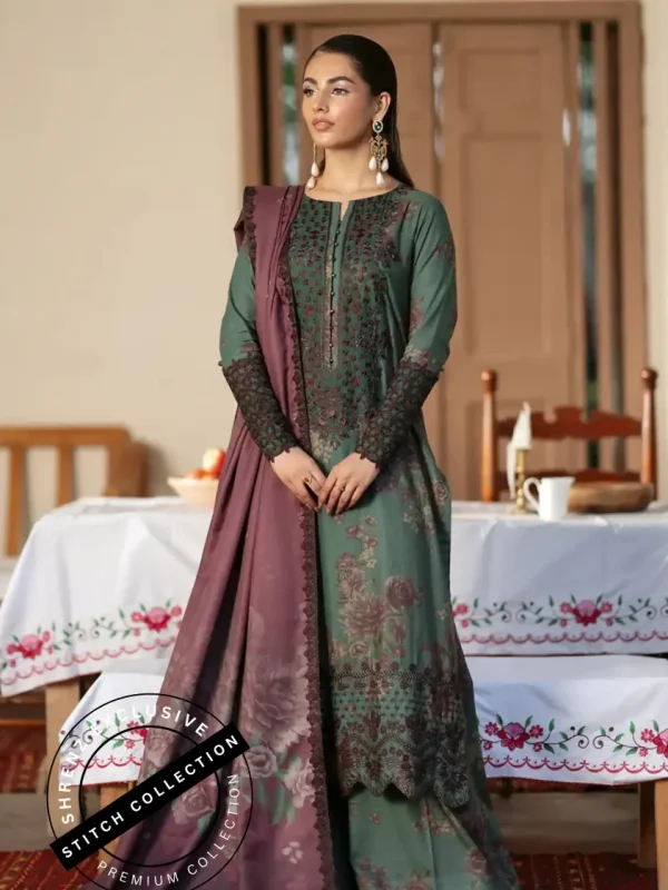 Shrenz 3 Piece Stitched Lawn Pret Collection