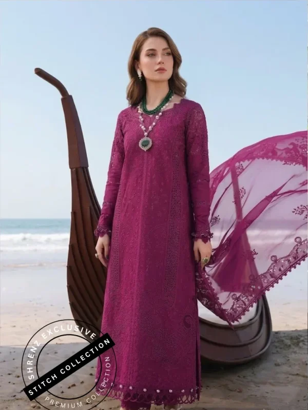 Shrenz 3 Piece Stitched Lawn Pret Collection