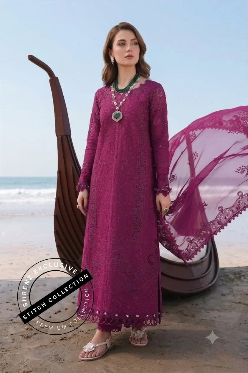 Shrenz 3 Piece Stitched Lawn Pret Collection