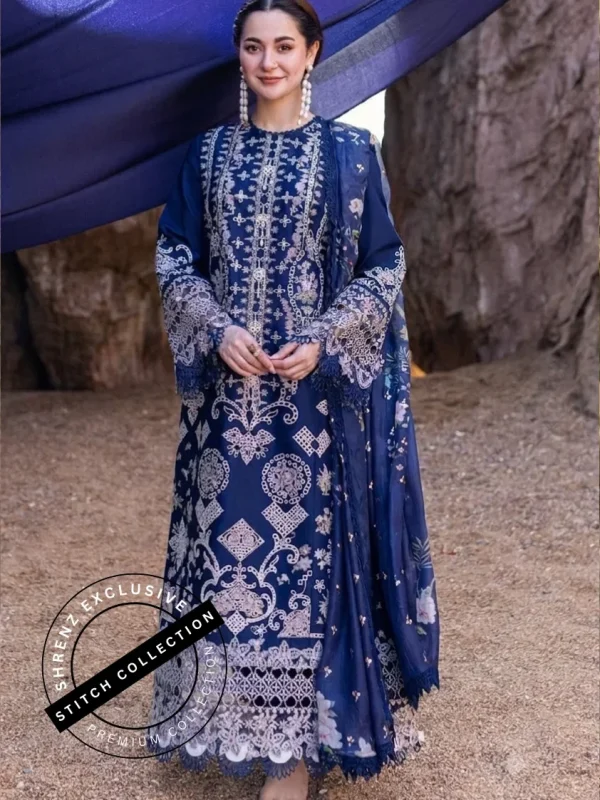 Shrenz 3 Piece Stitched Lawn Pret Collection