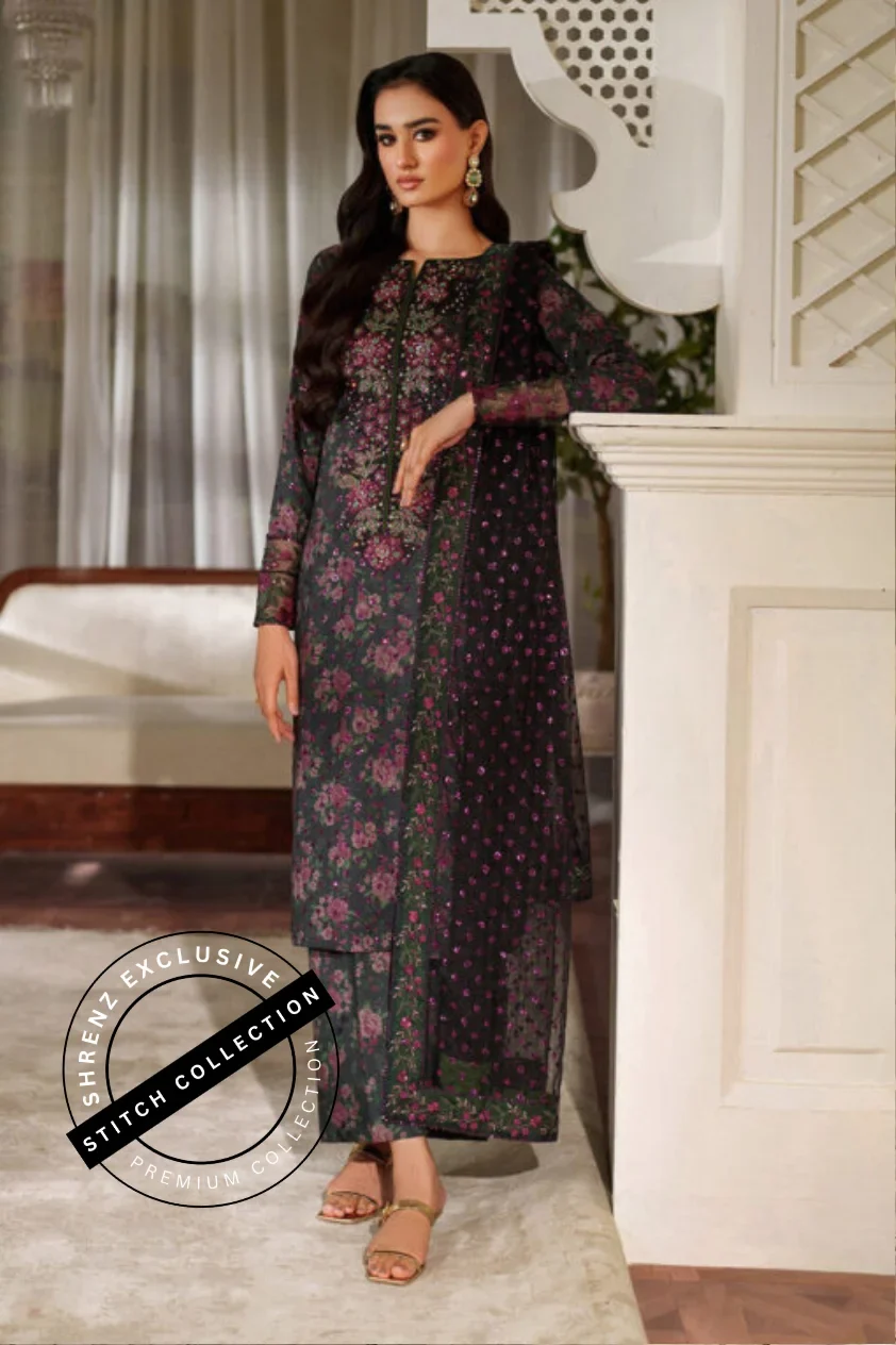 Shrenz 3 Piece Stitched Lawn Pret Collection