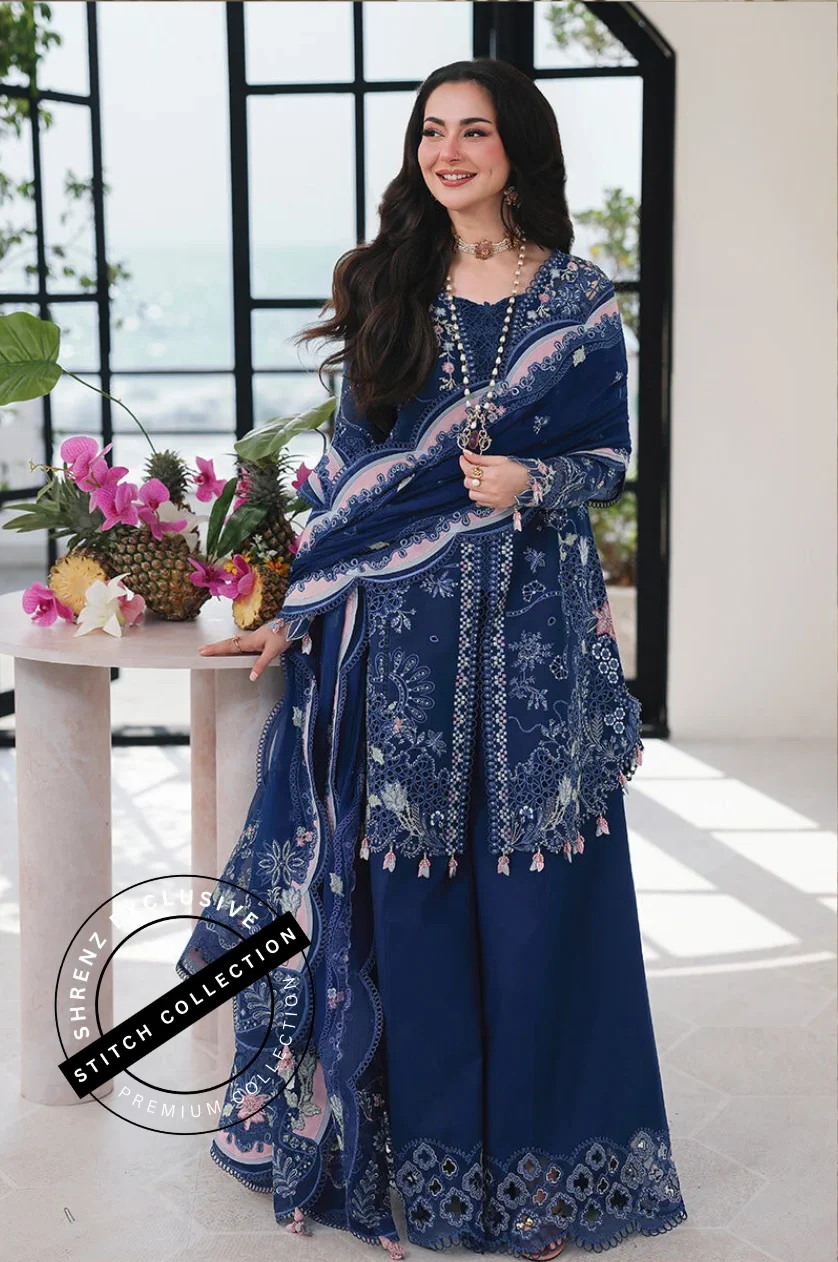 Shrenz 3 Piece Stitched Lawn Pret Collection
