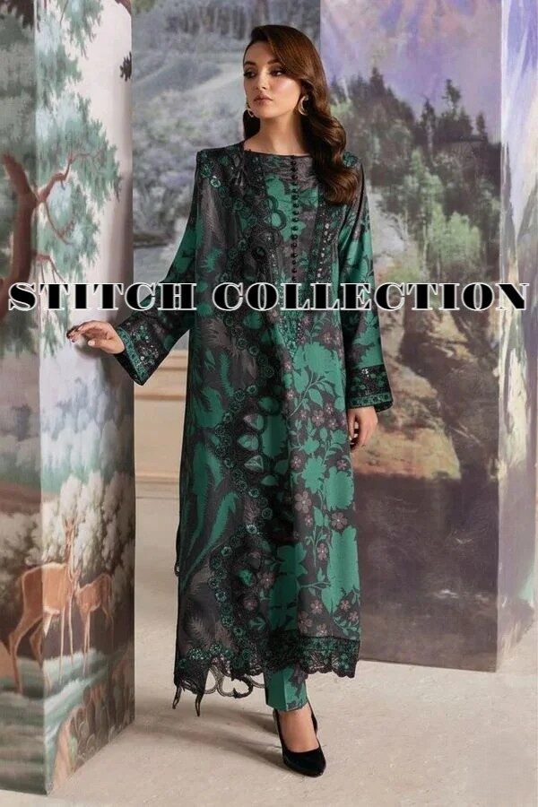 Shrenz 3 Piece Stitched Lawn Pret Collection