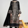 Maria B Jet Black Luxury Lawn Collection Replica