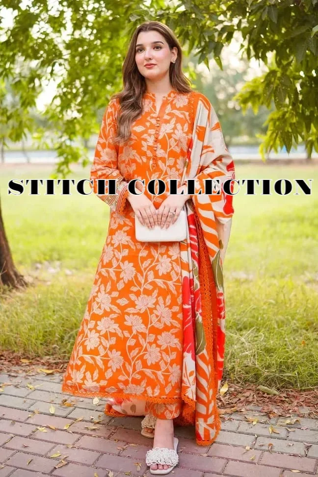 Shrenz 3 Piece Stitched Lawn Pret Collection