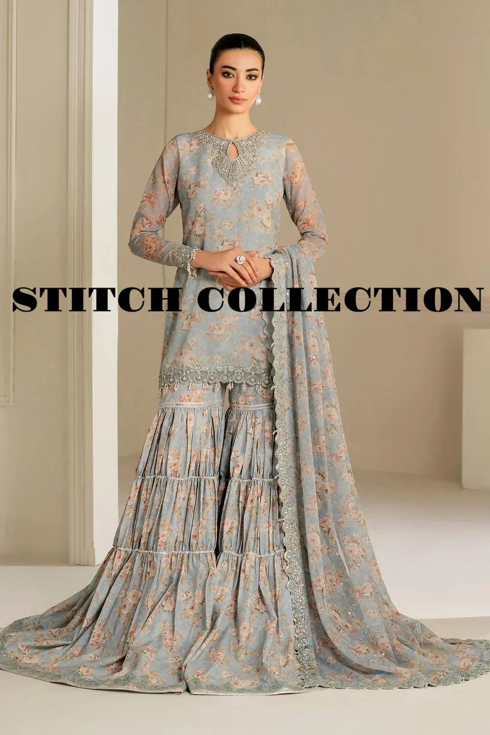 Shrenz 3 Piece Stitched Lawn Pret Collection