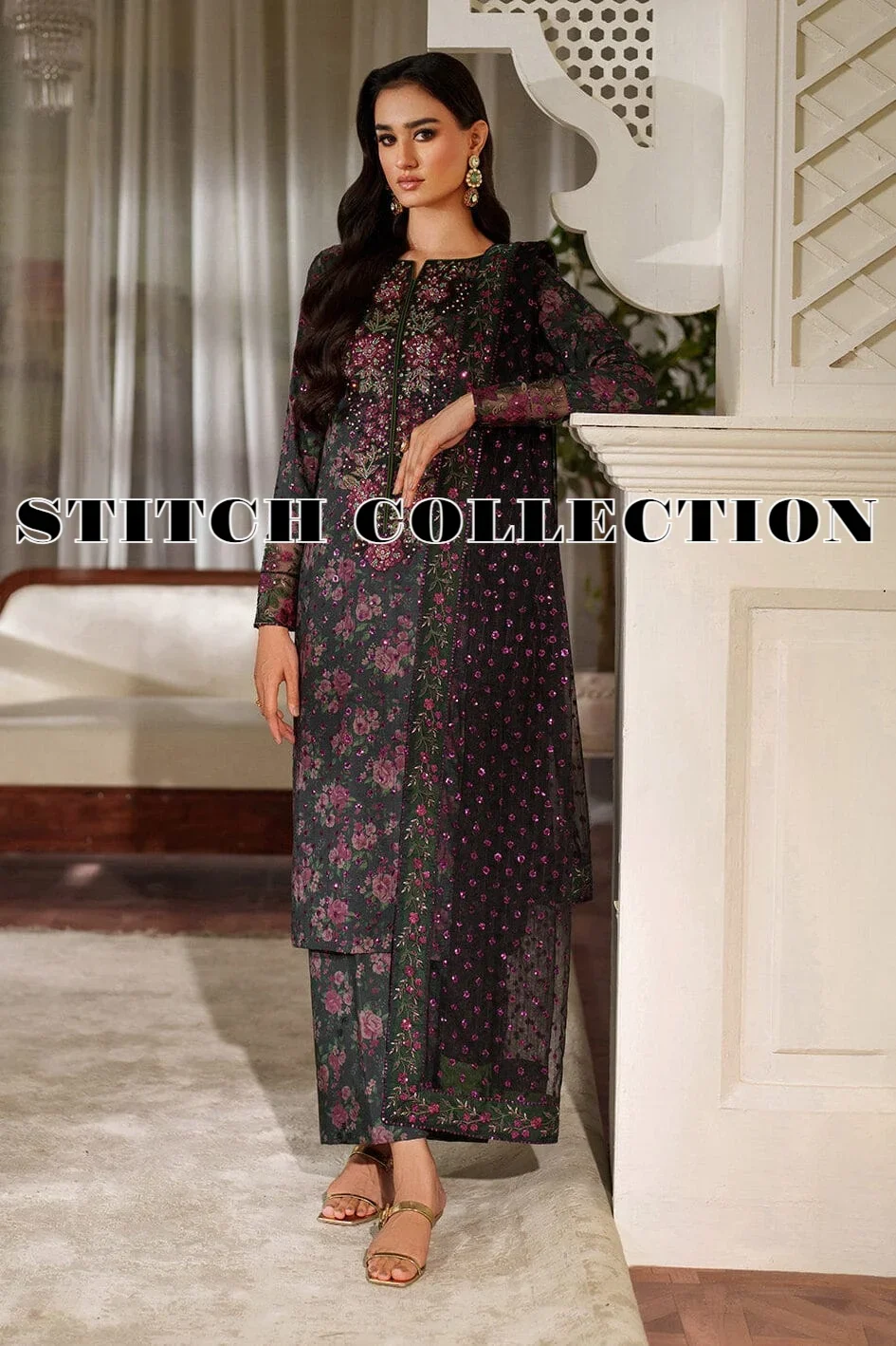 Shrenz 3 Piece Stitched Lawn Pret Collection
