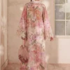 Baroque Pink Luxury Swiss Lawn Collection Replica