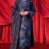 Parishay Navy Blue Luxury Lawn Collection Replica