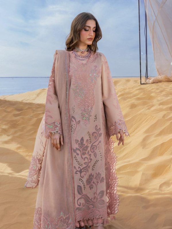 Rang Rasiya Peach Luxury Lawn Collection Replica