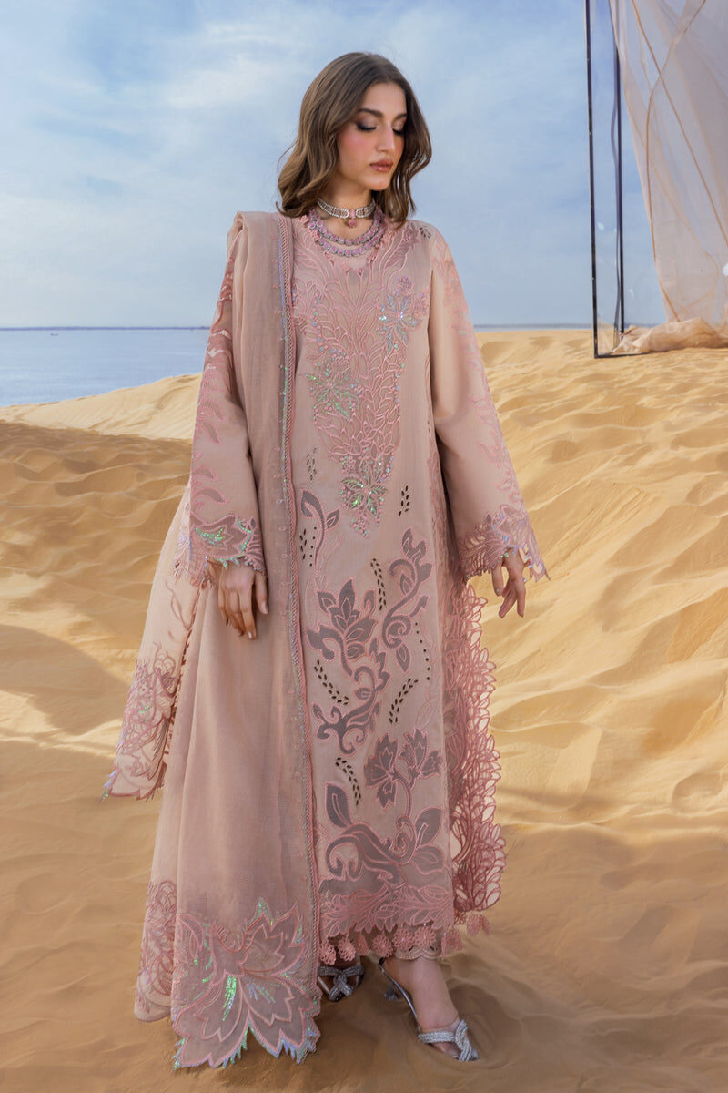 Rang Rasiya Peach Luxury Lawn Collection Replica